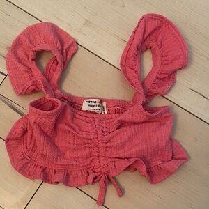 Kids Pink Ruffled Top
